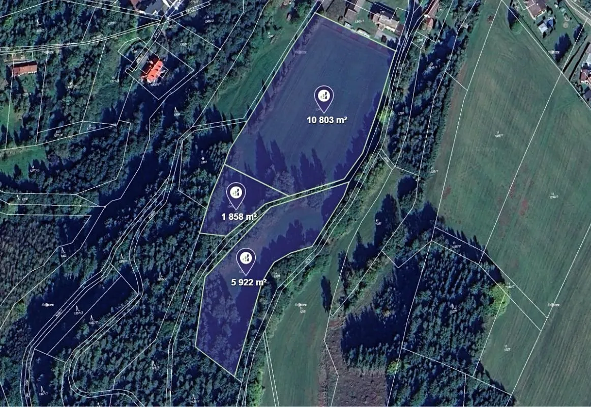Prodej pole 18583 m²